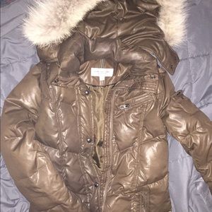 Marc New York long down quilted coat